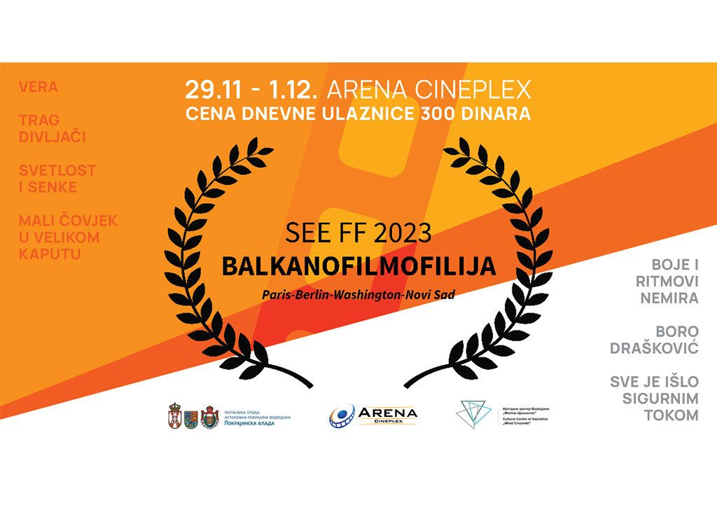 Festival filma "Balkanofilmofilija" održava se po prvi put u Novom Sadu od 29. novembra