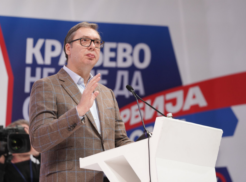 Vučić: U naredne četiri godine lomiće se sudbina Srbije, izbori nisu igra