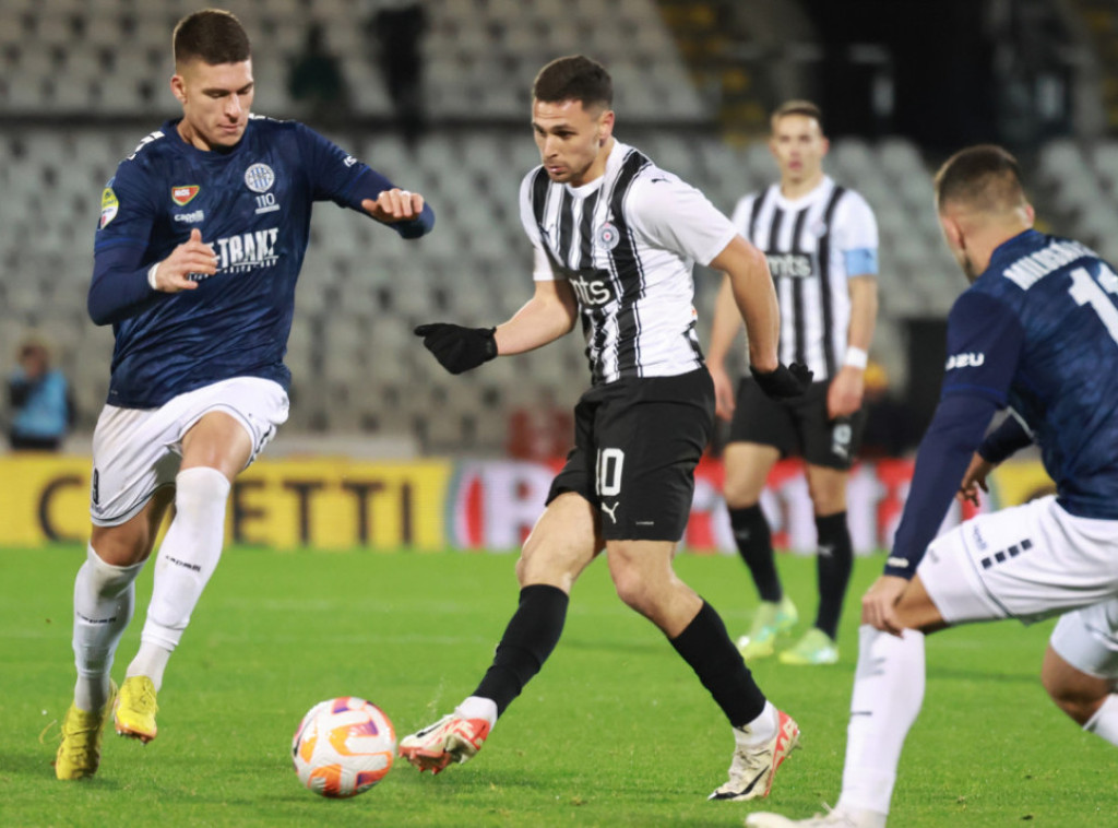 Fudbaleri TSC-a deklasirali Partizan i prekinuli mu seriju od 13 pobeda u nizu