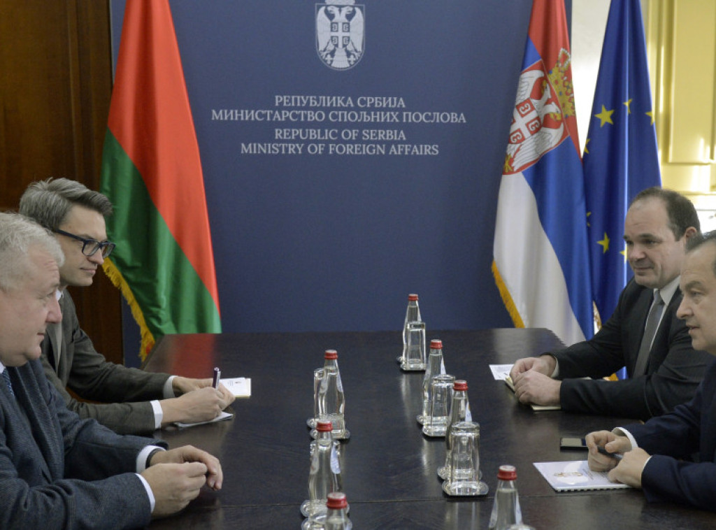 Dacic thanks Belarusian ambassador for support for Serbia's territorial integrity