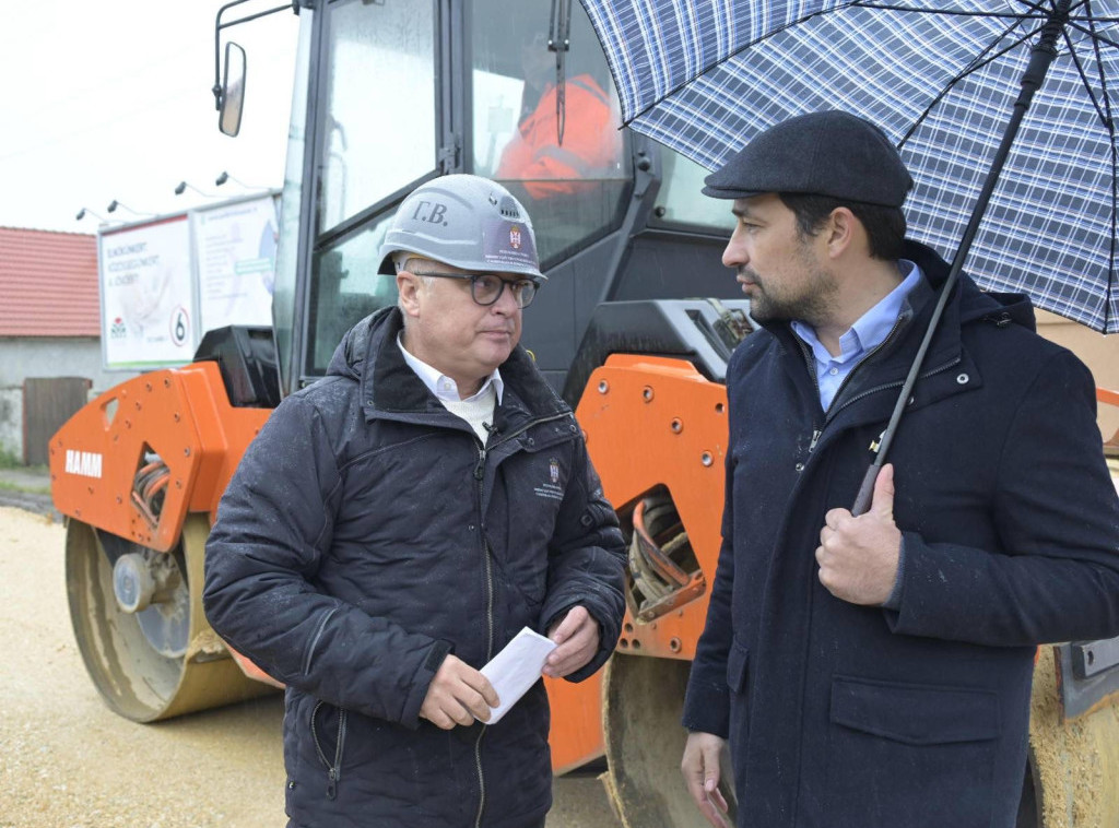 Vesić: Ispunjeno još jedno obećanje, radimo kružni tok i obilaznicu u opštini Ada