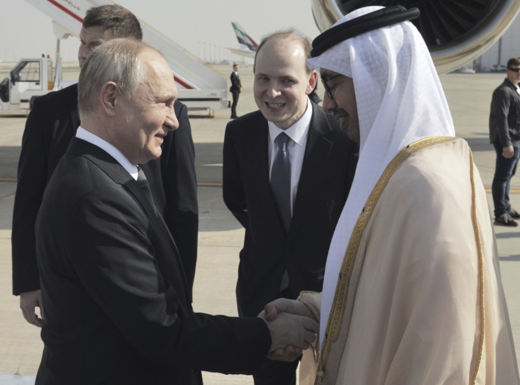 Putin: Odnosi Rusije i UAE dostigli su neviđeno visok nivo