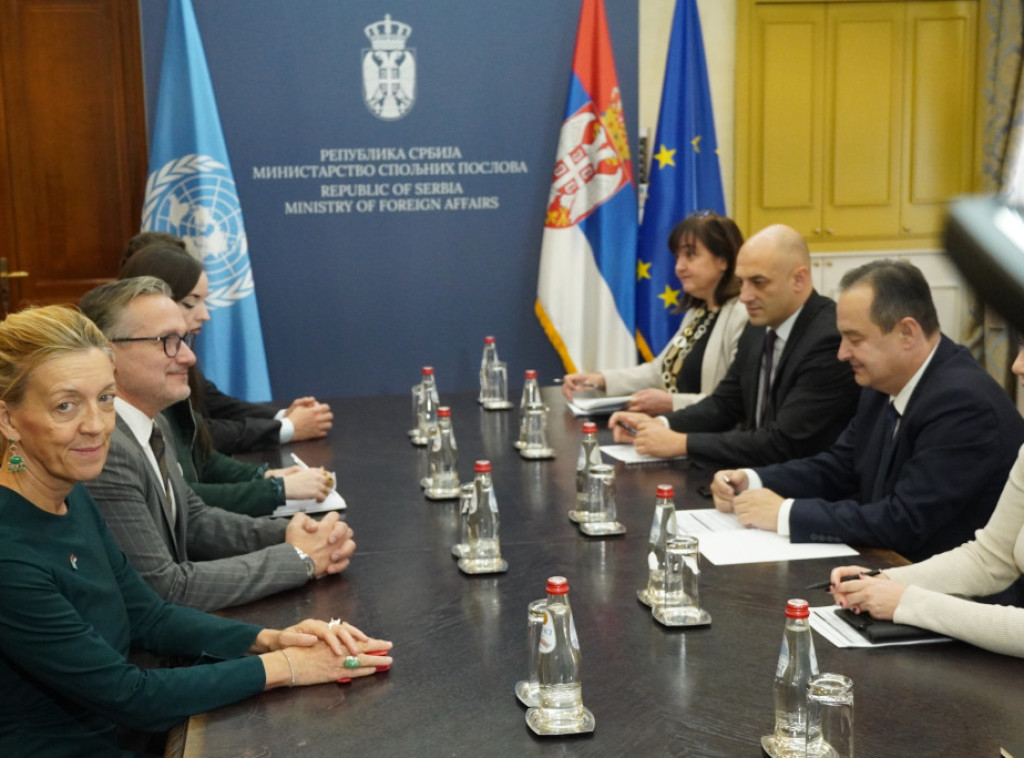 Dacic meets with UNODC's Rizzi