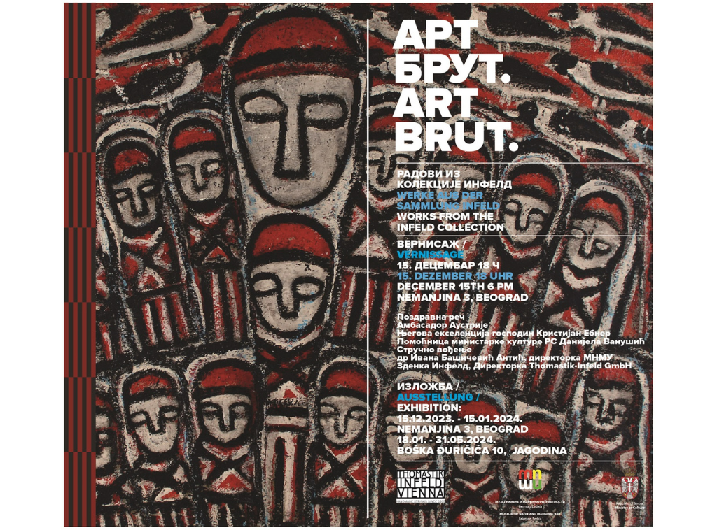 Izložba "Art brut. Radovi iz kolekcije Infeld" od 18. januara u Jagodini