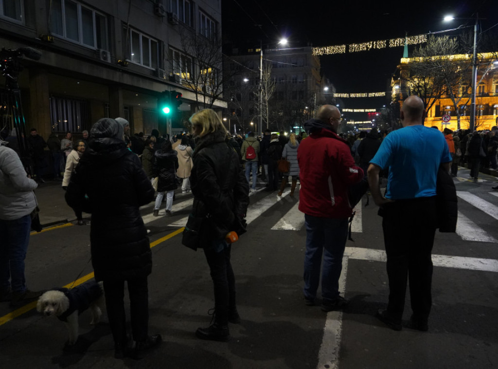 Serbia Against Violence coalition stages new protest