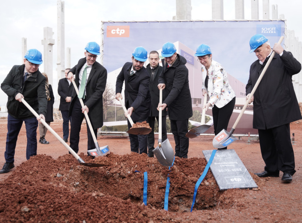 Construction of Schott Pharma factory begins in Jagodina