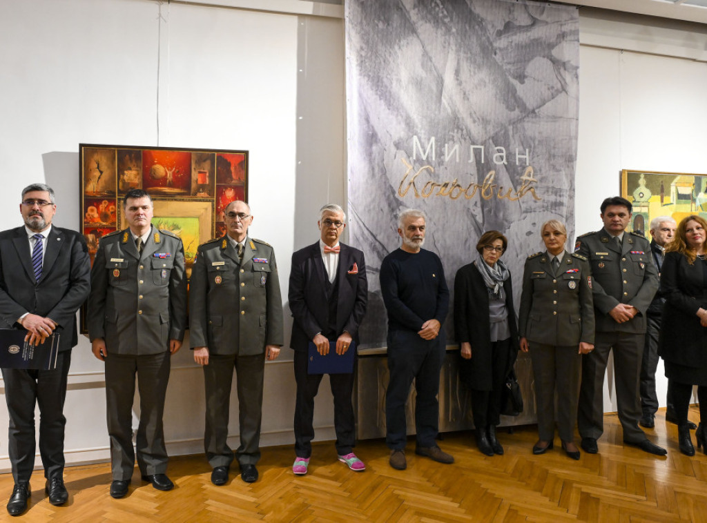 Otvorena izložba u čast jubileja, sedam decenija Galerije Doma Vojske Srbije