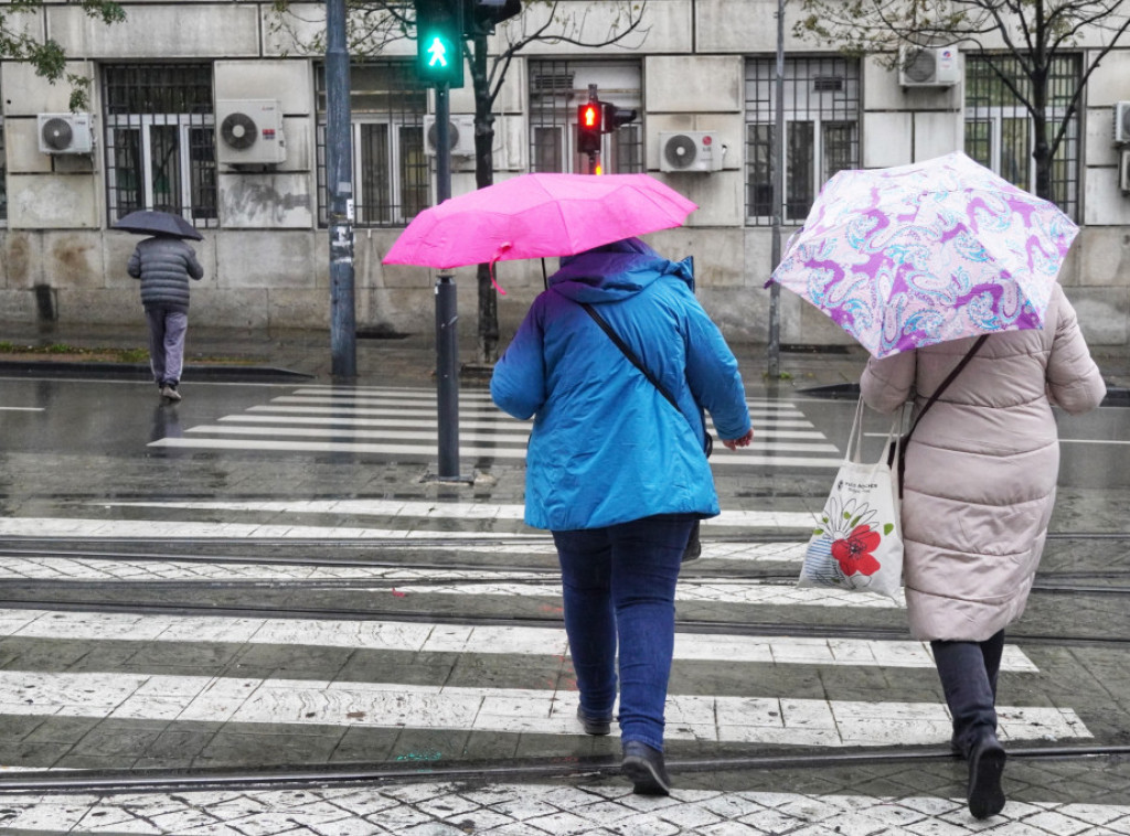 Vreme danas kišovito, posle podne prestanak padavina, temperatura do 12 stepeni