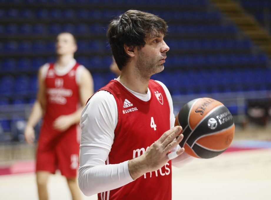 Košarkaš Crvene zvezde Miloš Teodosić spreman za meč sa Panatinaikosom