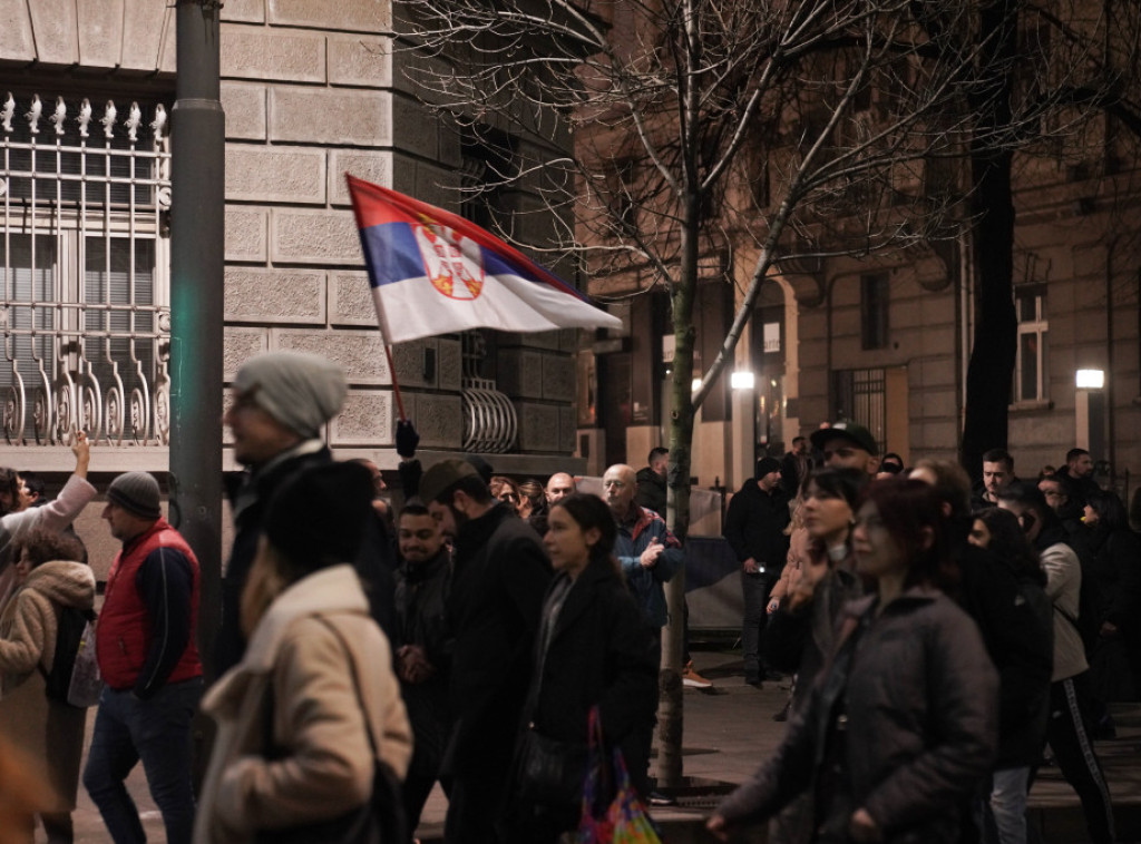 Završen protest pristalica koalicije "Srbija protiv nasilja"