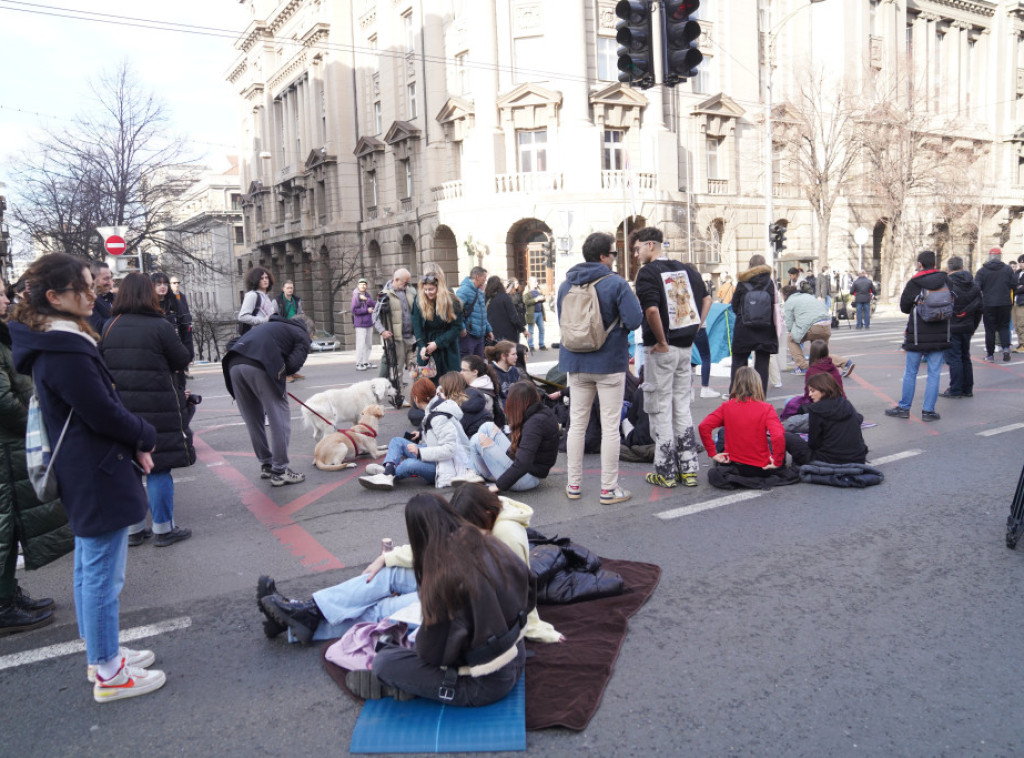 Protest studenata se nastavlja, saobraćaj blokiran više od četiri sata