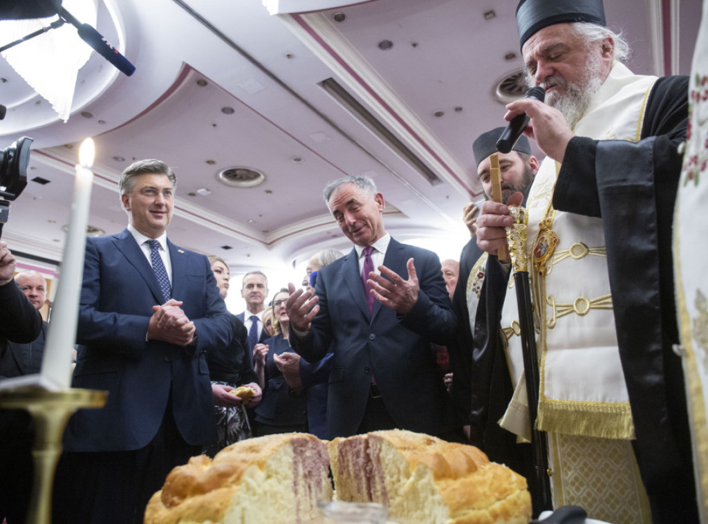 Plenković na božićnoj proslavi SNV istakao važnost saradnje sa srpskom manjinom