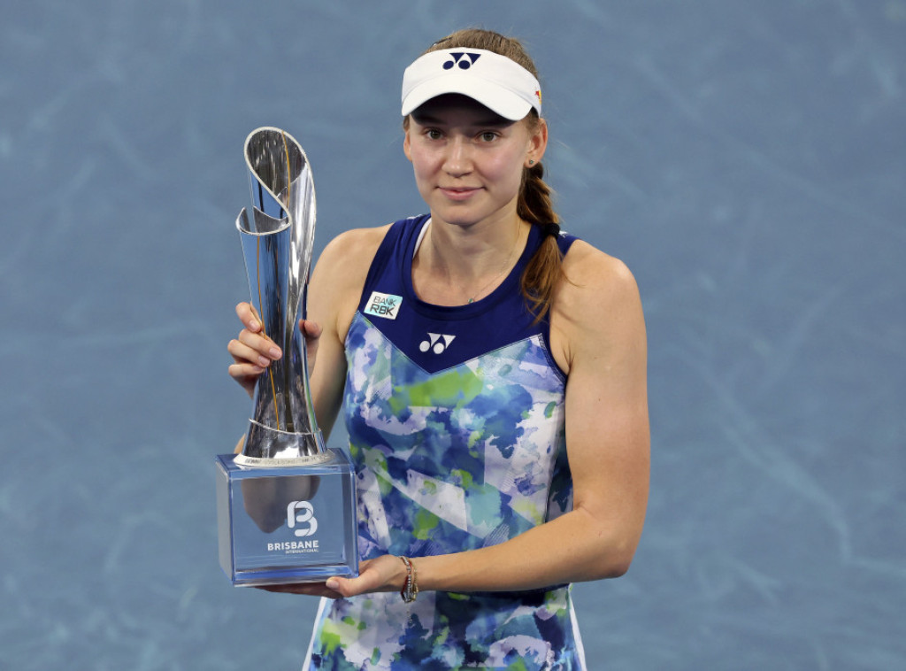 Kazahstanska teniserka Elena Ribakina osvojila WTA turnir u Brizbejnu