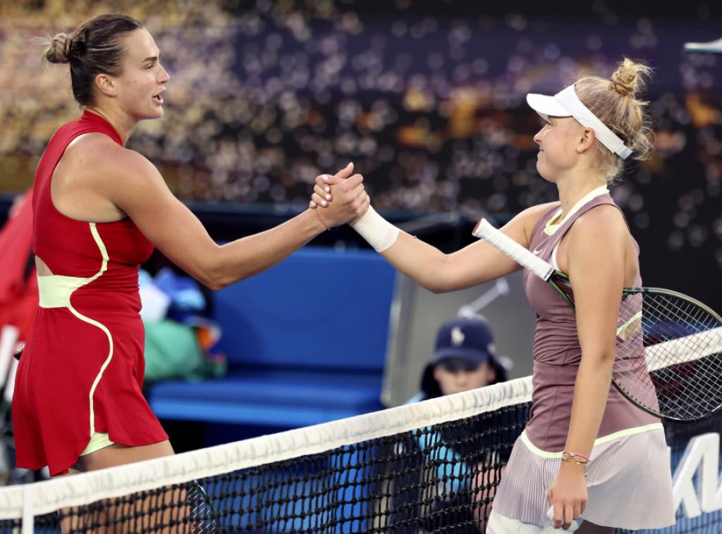 Beloruska teniserka Arina Sabalenka u trećem kolu Australijan opena