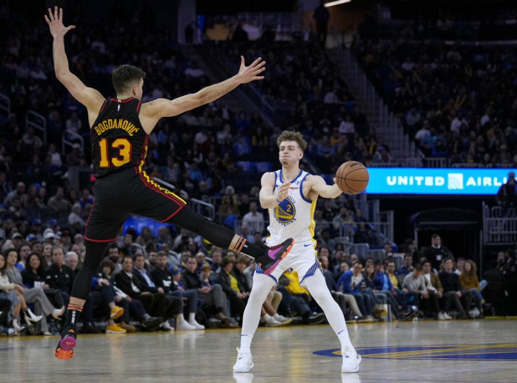 NBA: Bogdan Bogdanović postigao 17 poena u porazu Atlante od Golden Stejta