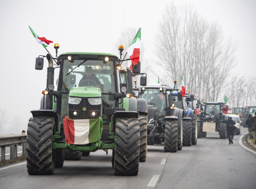 Italija: Protestu farmera pridružili se i poljoprivrednici iz Lombardije