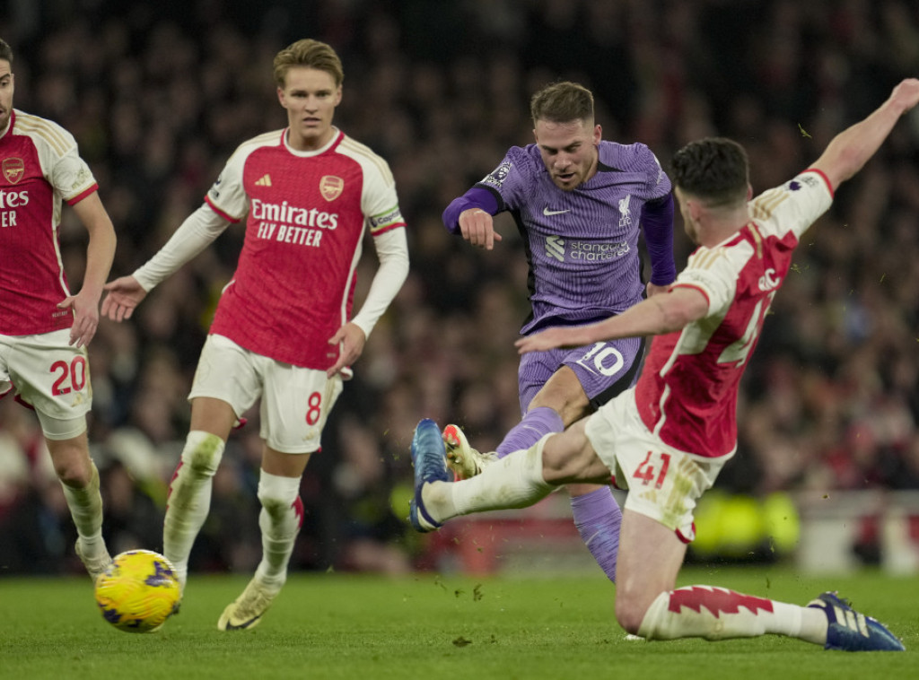 Arsenal bolji od Liverpula u derbiju kola, Garnačo vodio crvene đavole do pobede