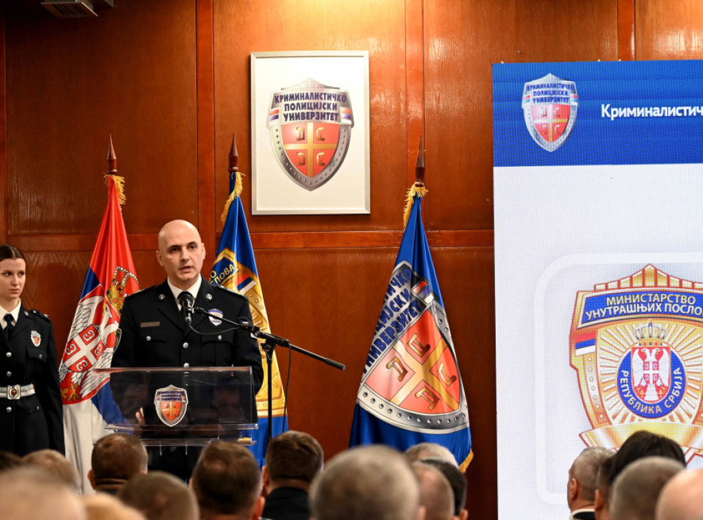 Državni sekretar MUP-a Željko Brkić čestitao Dan Kriminalističko-policijskog univerziteta u Beogradu