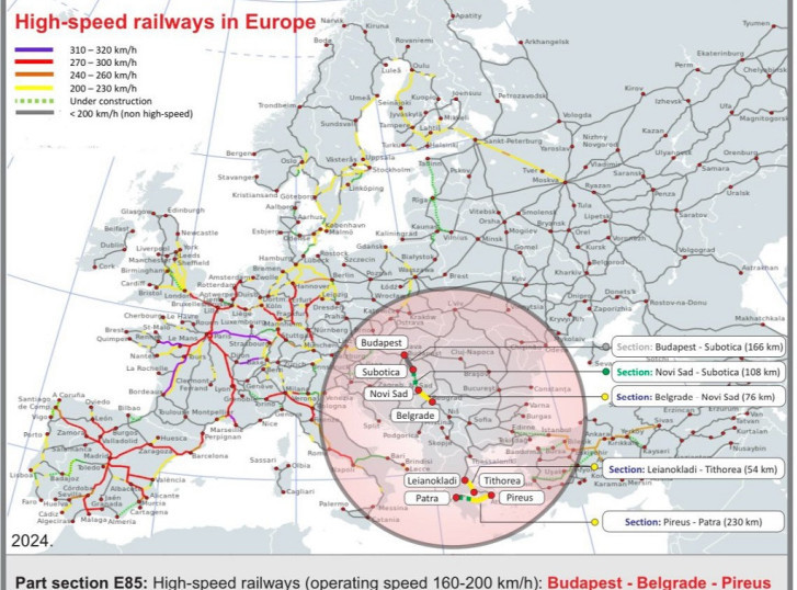 Vesic: Budapest-Athens high-speed rail line to be historic