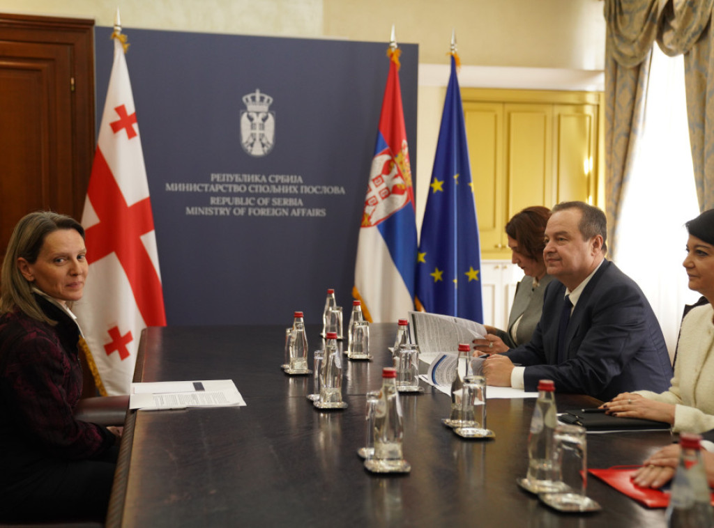 Dacic receives Georgian charge d'affaires