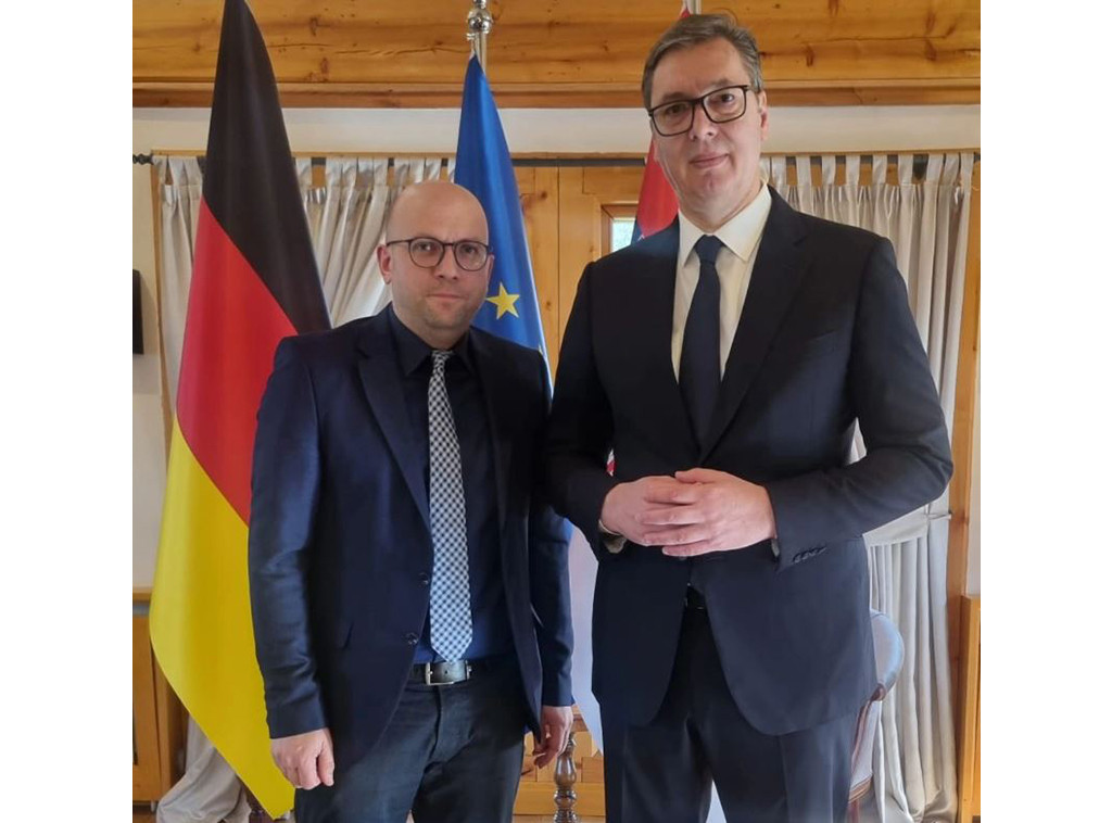 Vucic, Sarrazin discuss upcoming Brussels meeting, situation in Kosovo-Metohija