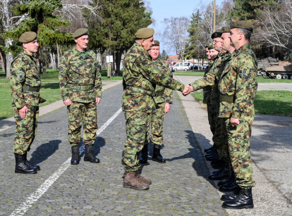 Obilazak 11. pešadijskog bataljona Prve brigade kopnene vojske