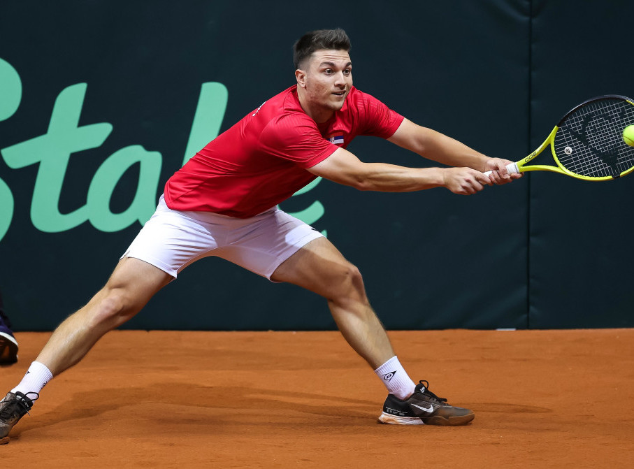 Srpski teniser Miomir Kecmanović u četvrtfinalu ATP turnira u Stokholmu