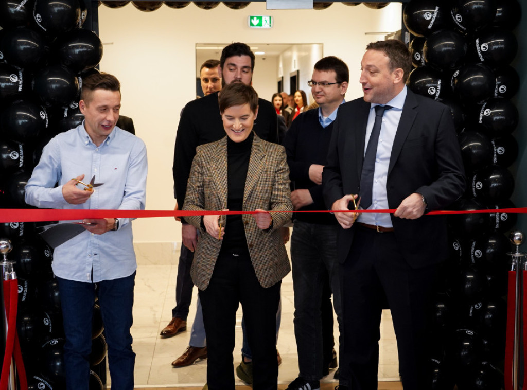 Brnabic opens new Belgrade office of video game developers Wargaming