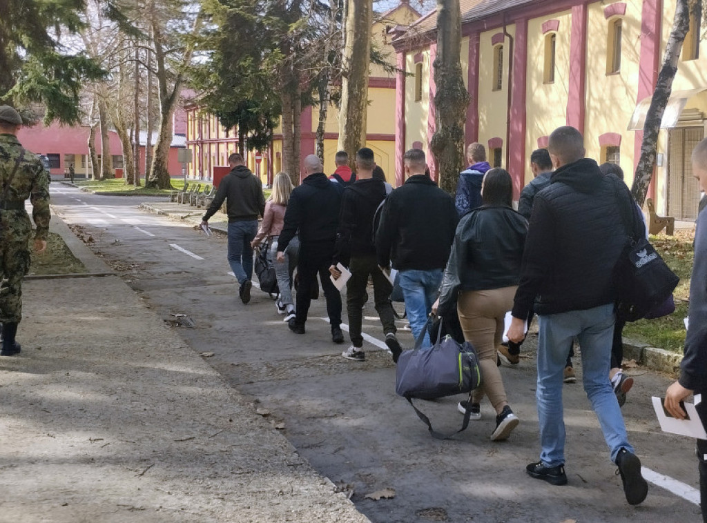 Prijem nove generacije vojnika na služenje vojnog roka