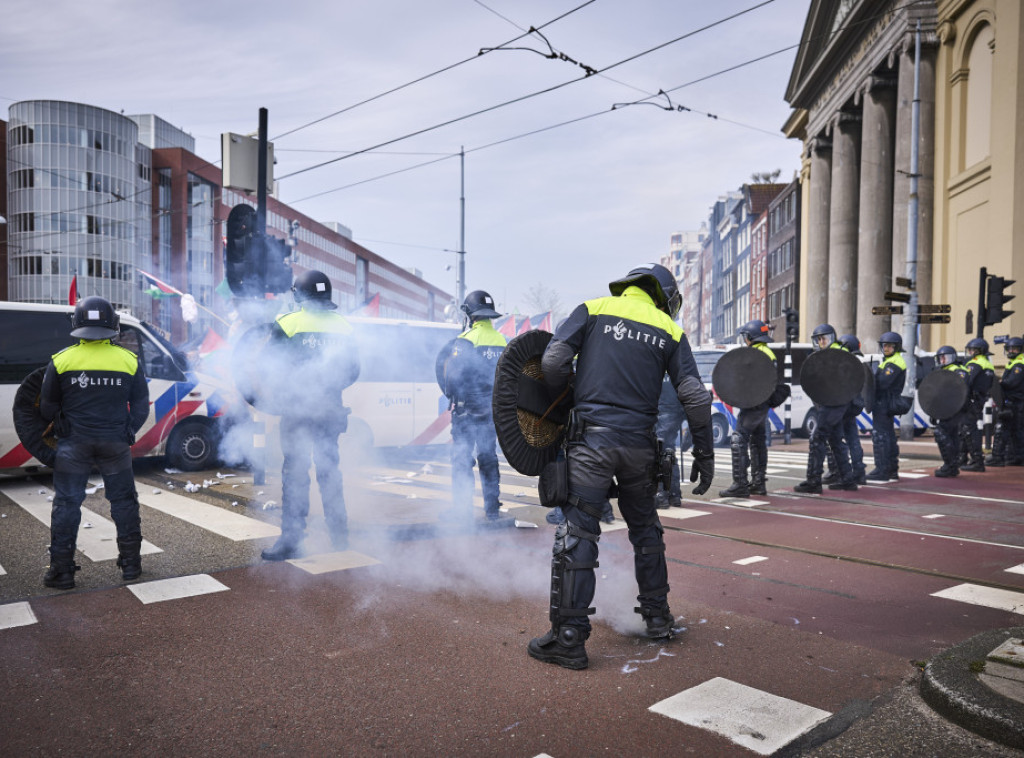 U Amsterdamu u toku protesti zbog posete predsednika Izraela Isaka Hercoga