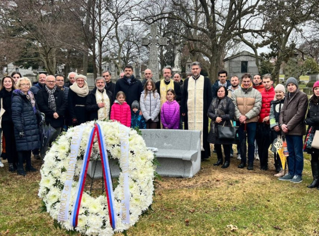 Vladimir Božović prisustvovao parastosu povodom 89 godina od Pupinove smrti