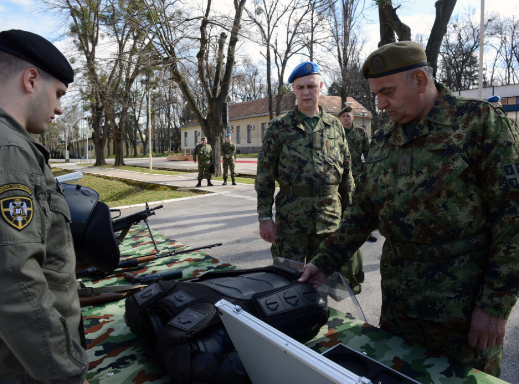 General-potpukovnik Želimir Glišović obišao jedinice Garde Vojske Srbije u kasarni Dedinje