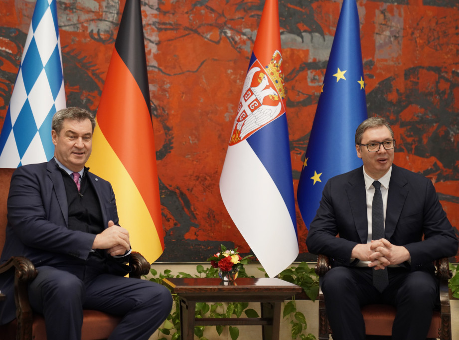 Vucic: Cooperation with Bavaria important, its companies employ 25,000 Serbians