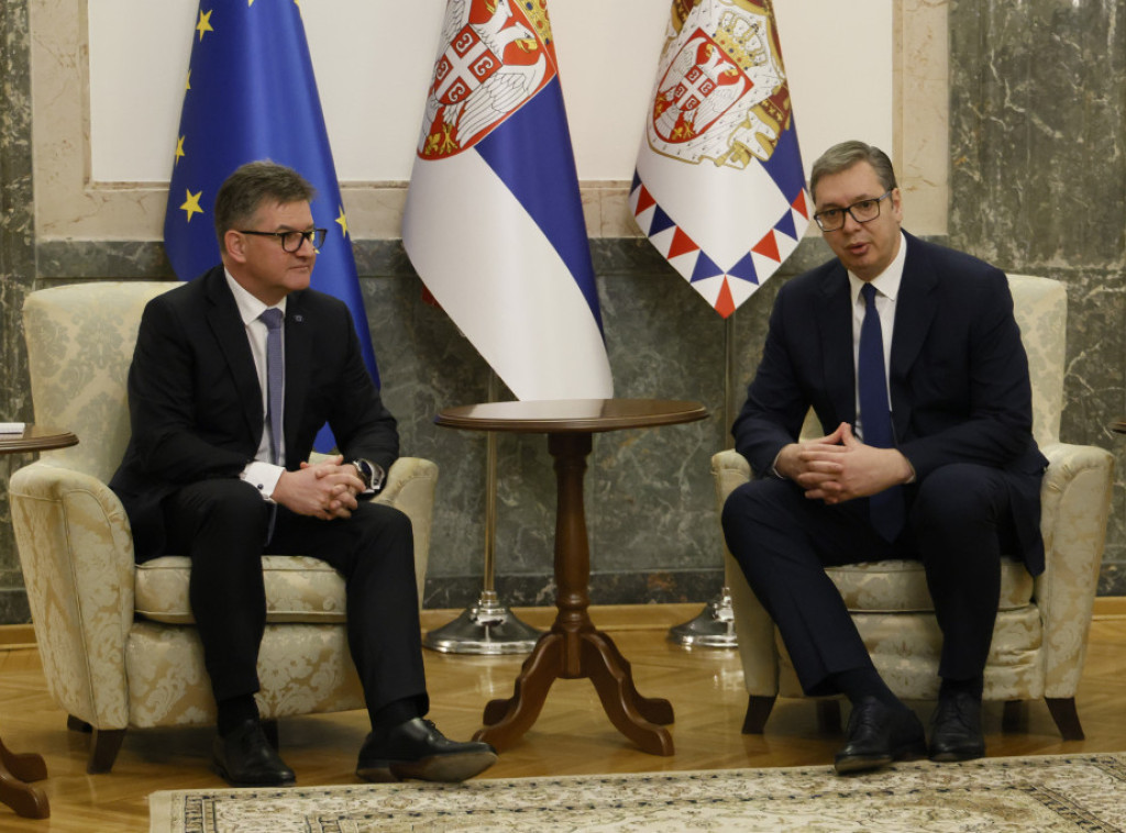 Vucic, Lajcak meet in Belgrade