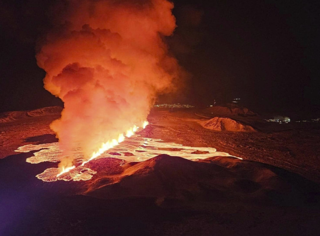 Vulkan na Islandu eruptirao četvrti put od decembra