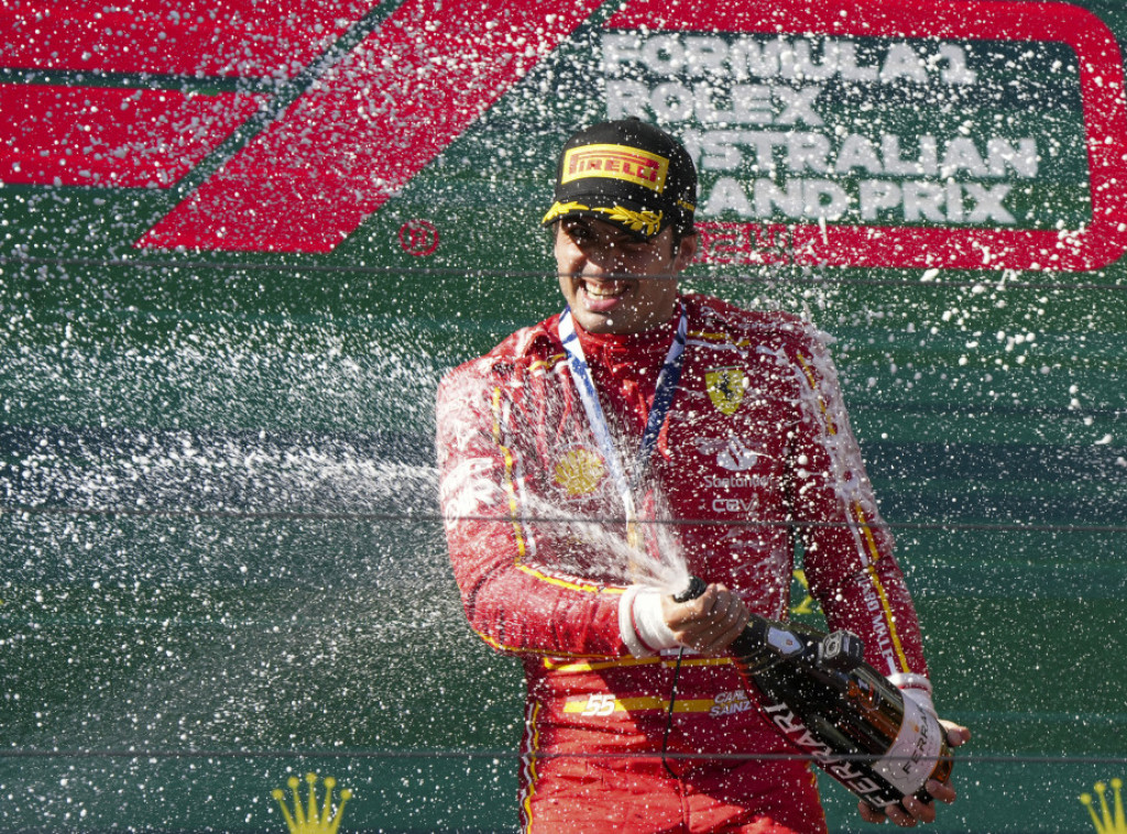 Formula 1: Vozač Ferarija Karlos Sainc pobedio u trci za Veliku nagradu Australije