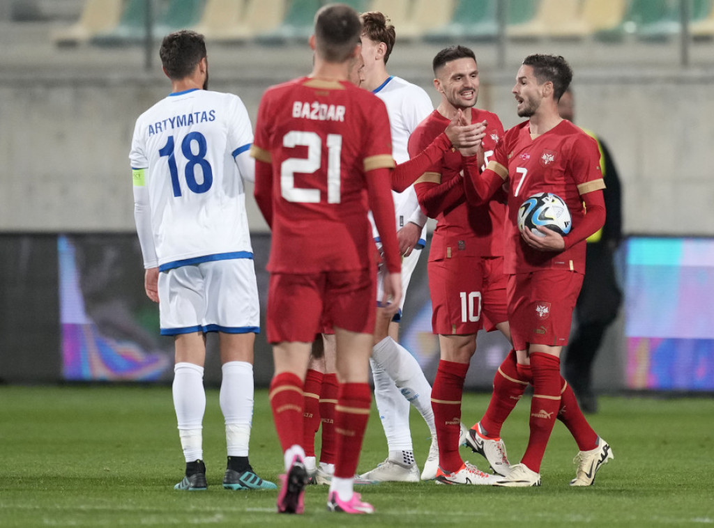 Serbia beat Cyprus in football friendly