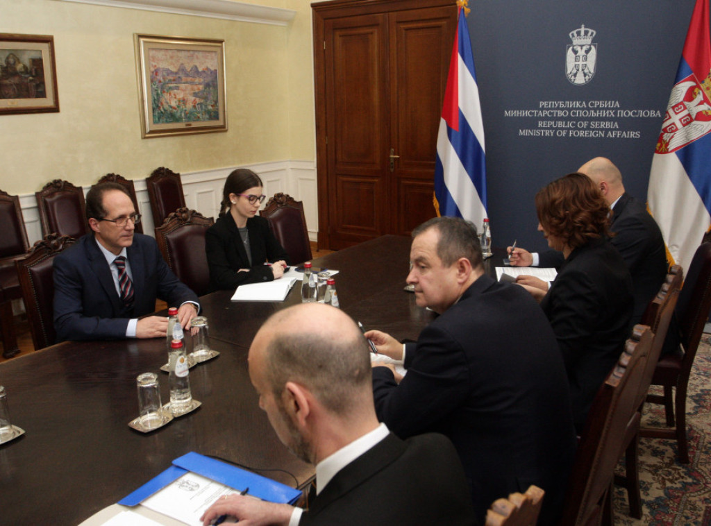 Dačić zahvalio ambasadoru Kube na podršci u očuvanju suvereniteta i teritorijalnog integriteta