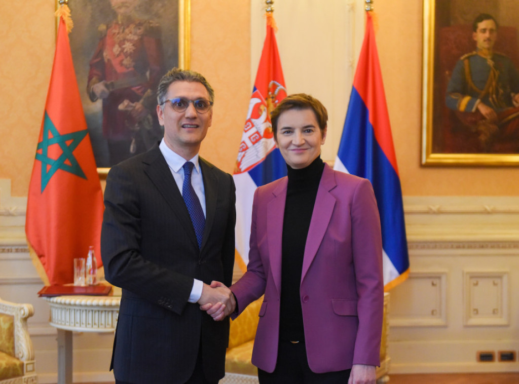 Brnabic receives Moroccan ambassador