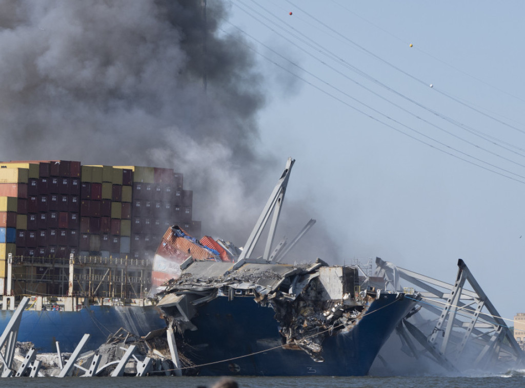 SAD: Detoniran eksploziv na delu srušenog mosta u Merilendu