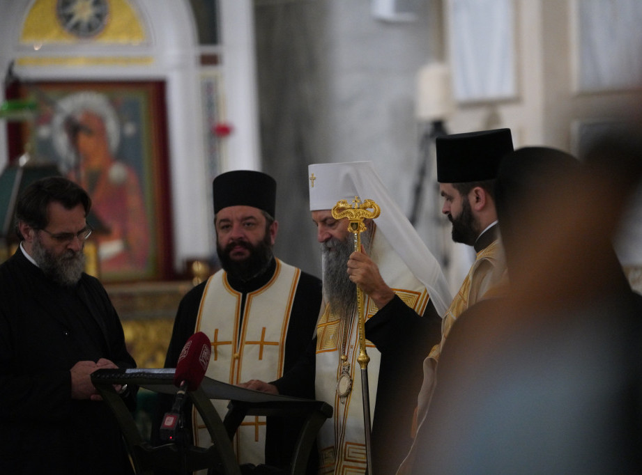 Patrijarh Porfirije osveštao Saborni hram Svetog velikomučenika Dimitrija u Dalju