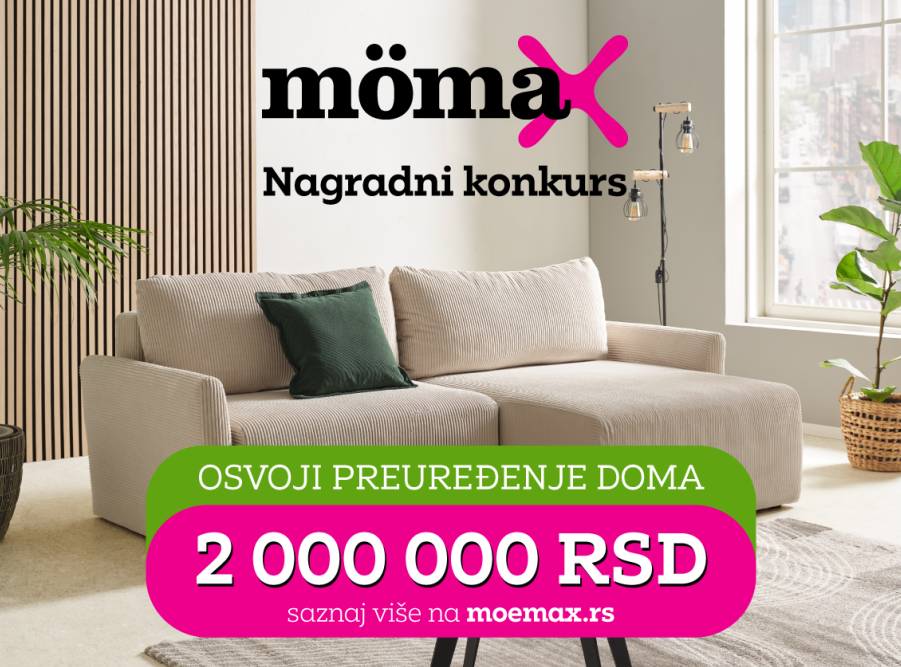 Mömax otvara prvu prodavnicu modernog nameštaja u Beogradu, nagradni konkurs za kupce