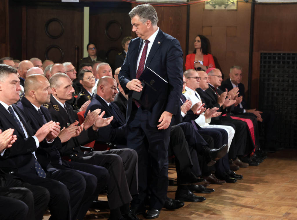 Andrej Plenković i Zoran Milanović ponovo na jednom mestu bez pozdrava i bez reči