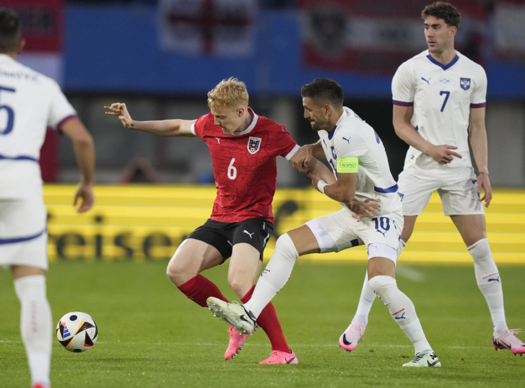 Serbia lose to Austria in football friendly