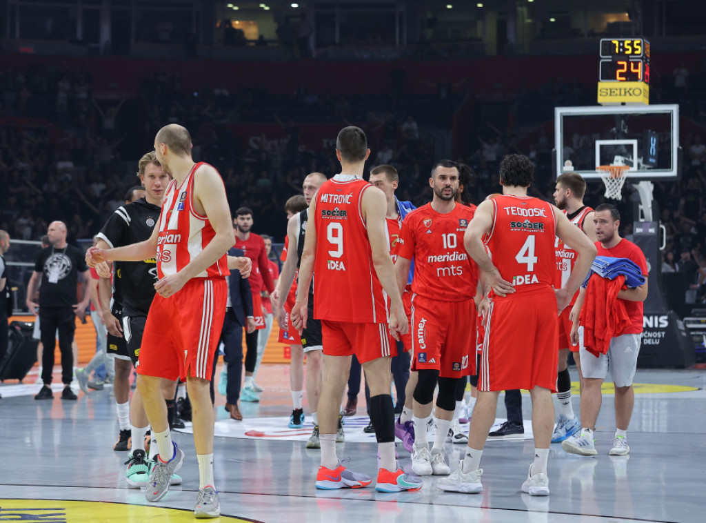 Direktor Košarkaške lige zvanično registrovao prekinuti meč finalne serije plej-ofa u korist Crvene zvezde