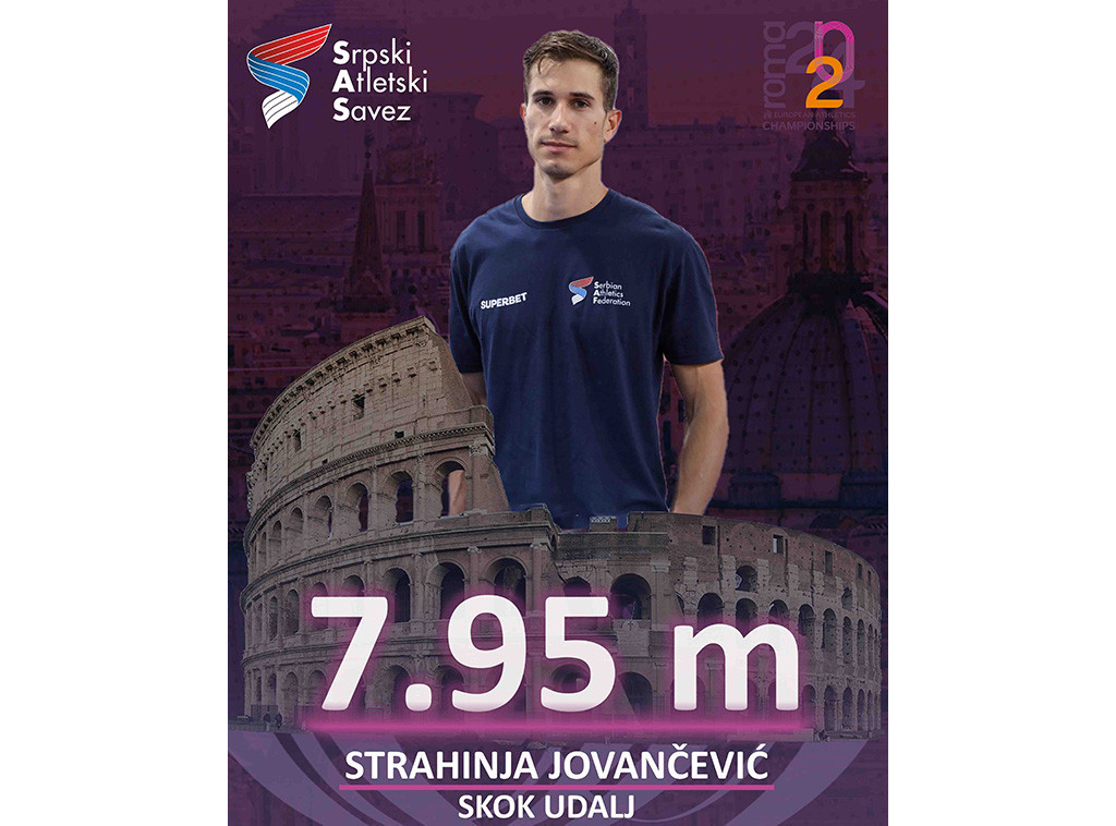 Strahinja Jovančević plasirao se u finale skoka udalj na EP u Rimu