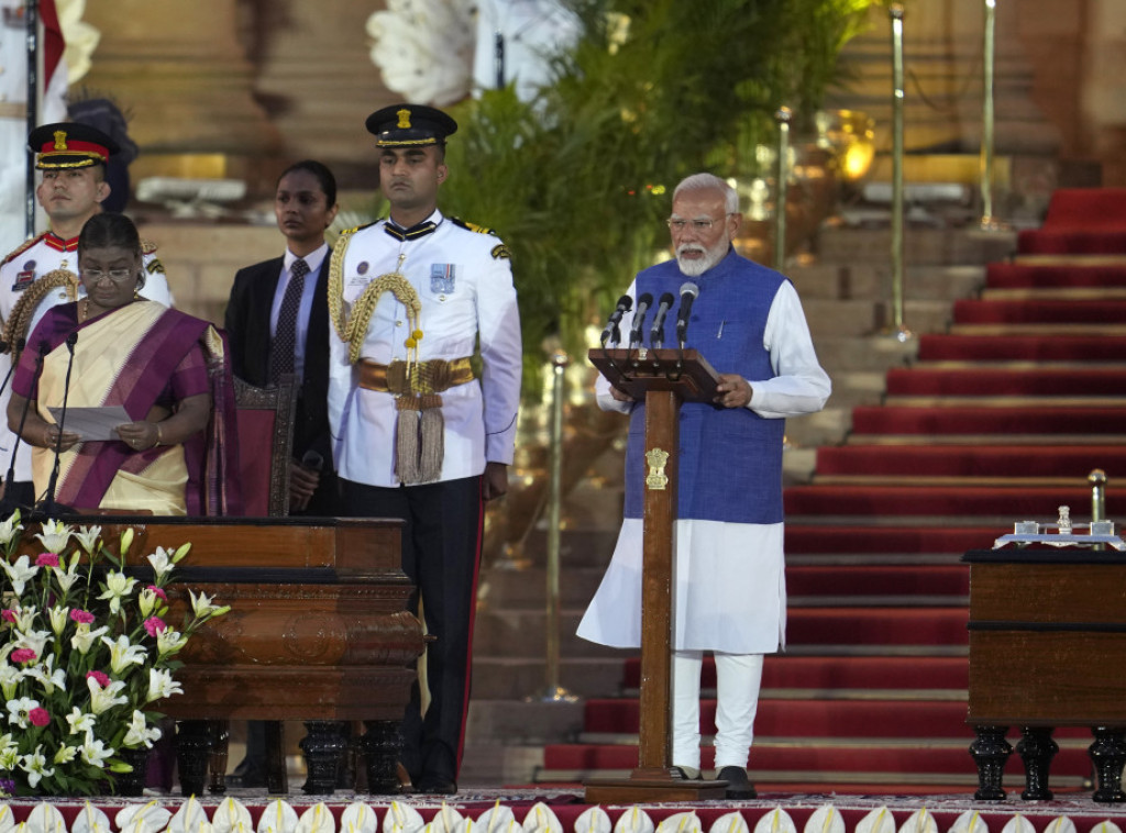 Narendra Modi položio zakletvu, treći put na čelu vlade Indije