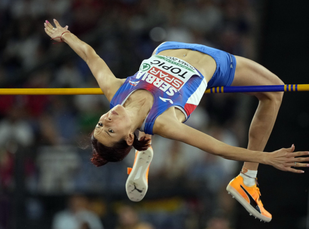 Serbian high jumper Angelina Topic wins European silver in Rome