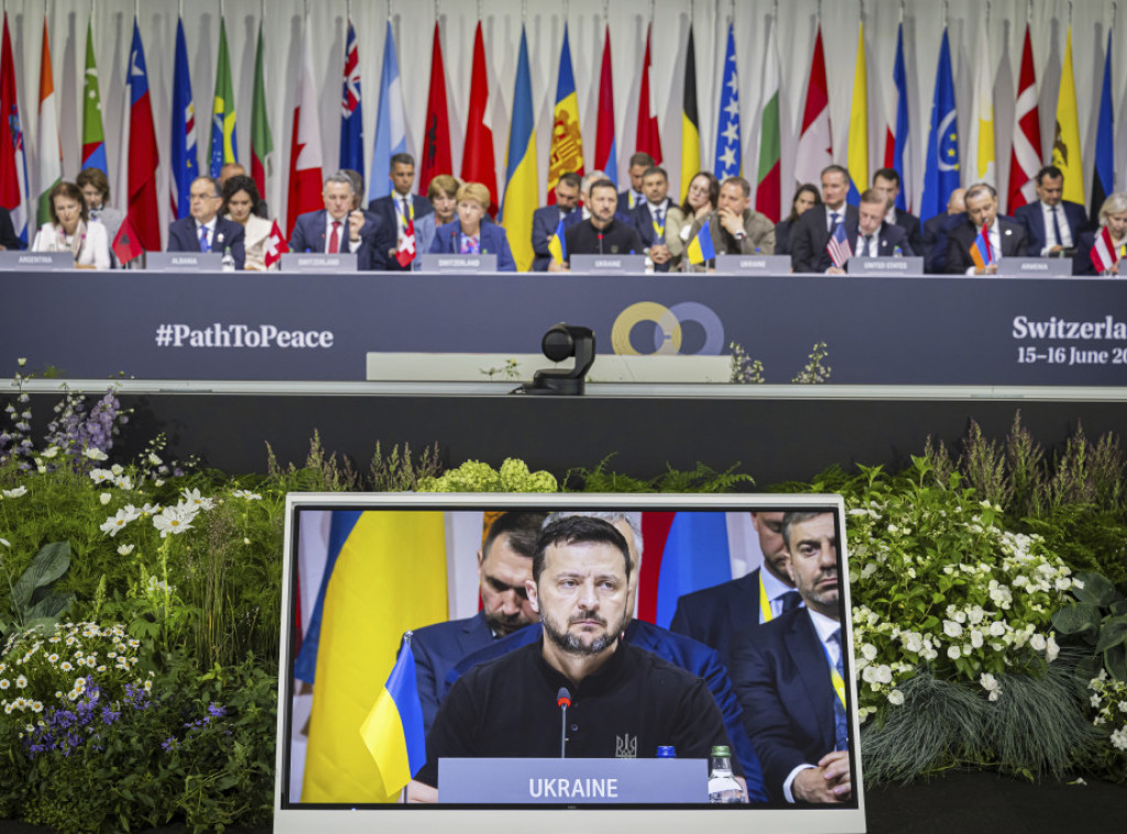 Zaključci mirovnog samita u Švajcarskoj: Za mir u Ukrajini neophodno učešće i dijalog svih strana