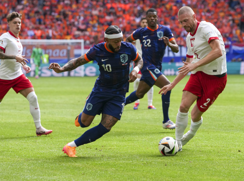 Fudbaleri Holandije preokretom stigli do pobede nad Poljskom na Evropskom prvenstvu
